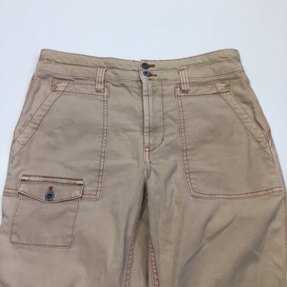 ANTHROPOLOGIE Beige/Tan THE WANDERER Cargo Pockets Pant Jeans - Picture 5 of 13